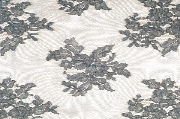 Lace Black White Fabric Fine Open Fabric Typically One Cotton — Stock Photo, Image