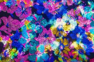 çiçekler boyanmış deri. Fotoğraf stüdyosu