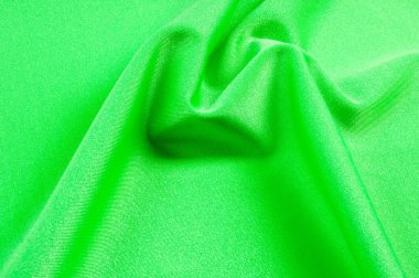 Yeşil kumaş dokusu