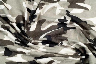 Örme kumaş dokusu. Bir askeri boyama