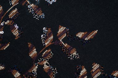 kumaş doku siyah kahverengi desenleri. fotoğraf stüdyosu