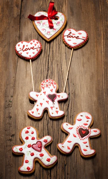 Cookies Valentine Day Photography Studio — Stock Photo, Image