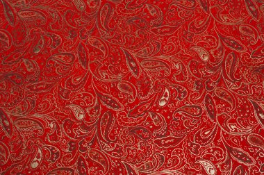 Skin texture red with gold pattern  Photography Studio clipart