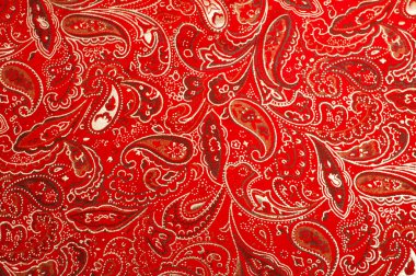 Cilt dokusunu altın desenle kırmızı