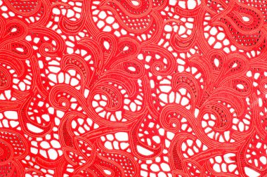 Cilt dokusunu kırık bir desenle kırmızı