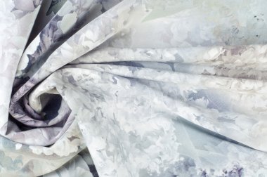 Kadife kumaş, ipek, jakarlı. doku