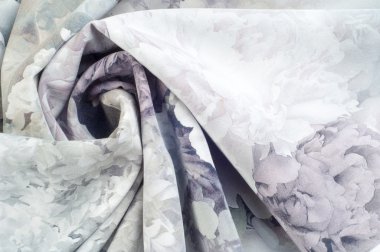 Kadife kumaş, ipek, jakarlı. doku