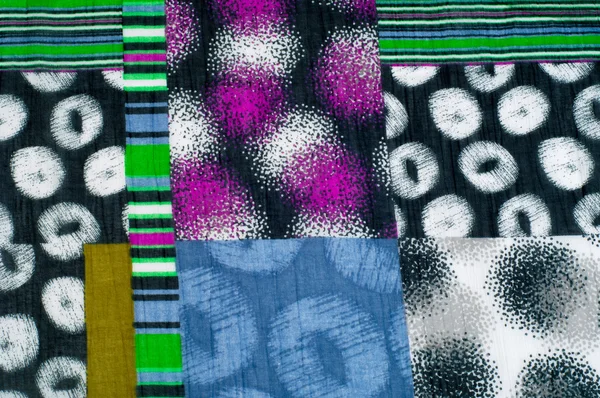 Fabric Hedvábné Textury Geometrickými Tvary Fotografické Studio — Stock fotografie