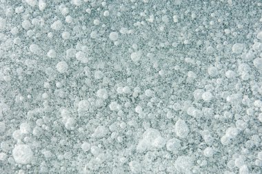 doku. buz. Donmuş buz Nehri üzerinde.