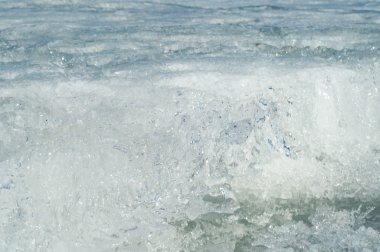 doku. buz. Donmuş buz Nehri üzerinde.