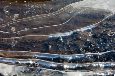 doku. Donmuş su birikintisi