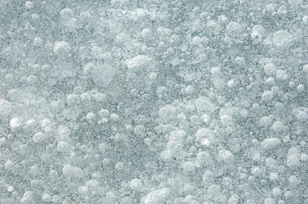 Textura Hielo Hielo Congelado Río — Foto de Stock