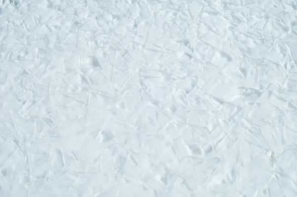 Is på floden tidigt på våren — Stockfoto