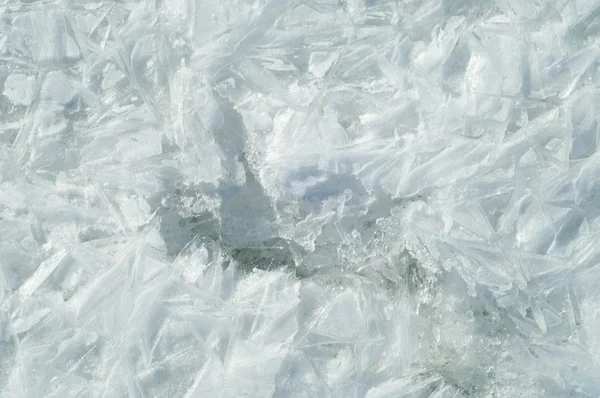 Ice on the river in early spring — Stock Photo, Image