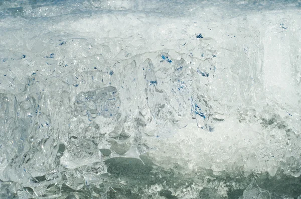Ledu na řece v předjaří — Stock fotografie