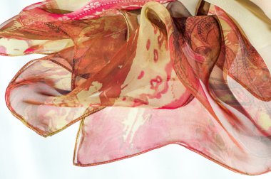 Kumaş ipek doku, renk, soyutlama. iyi, güçlü, yumuşak, parlak elyaf koza yapımında silkworms tarafından üretilen ve iplik ve kumaş yapmak için toplanan.