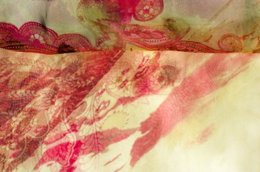 Kumaş ipek doku, renk, soyutlama. iyi, güçlü, yumuşak, parlak elyaf koza yapımında silkworms tarafından üretilen ve iplik ve kumaş yapmak için toplanan.