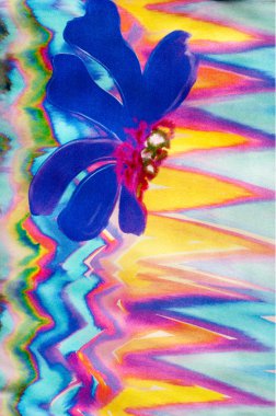 Kumaş ipek doku, renk, soyutlama