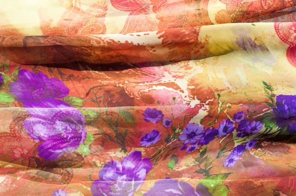 Fabric Hedvábnou Texturu Barvu Abstrakce Silný Jemné Měkké Lesklé Vlákno — Stock fotografie