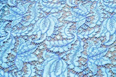 Doku dantel kumaş. dantel beyaz arka plan stüdyo üzerinde