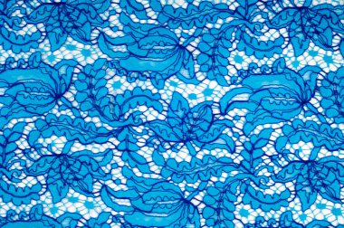 Doku dantel kumaş. dantel beyaz arka plan stüdyo üzerinde