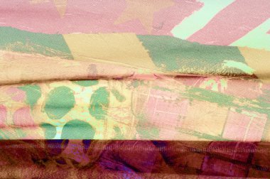 Kumaş ipek doku, soyut