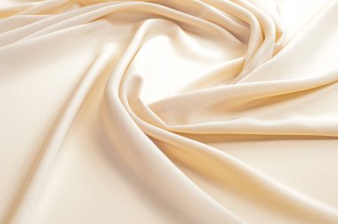Kumaş ipek doku, krem, soluk bej