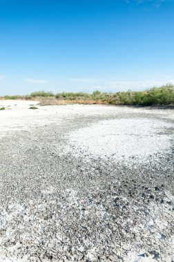 Bozkır tuzlu topraklar. tuz tuz tuz. Bozkır çayır ve