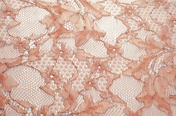 Texture lace fabric. lace on white background studio — Stock Photo, Image