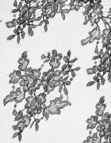 Texture lace fabric. lace on white background studio — Stock Photo, Image