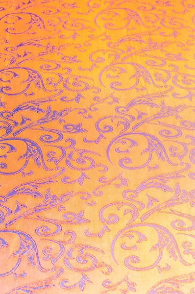 Texture Silk Fabric Yellow Orange Gold Almond Neon Carrot Fine — Stock Photo, Image