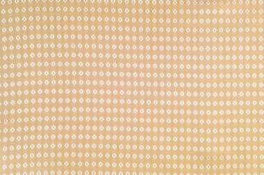 Bej küçük beyaz desenli ipek kumaşın dokusu