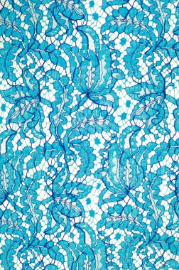 Doku dantel kumaş. dantel beyaz arka plan stüdyo üzerinde