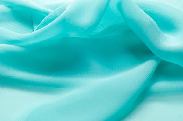 Tyg silk textur blå — Stockfoto
