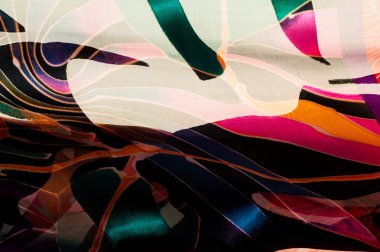 Kumaş ipek doku. soyut resim