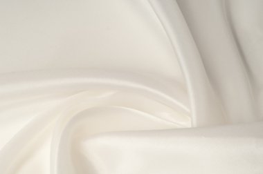 İpek kumaş doku, renk nane krem, çiçek çizimleri ile. olaydan sonra ve onu düğün günü veya hemen önce bir Bayan.