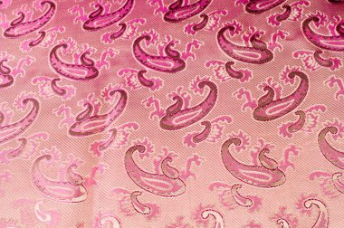 Kumaş ipek doku rengi Sandy Brown. Fabri içine ile dokuma