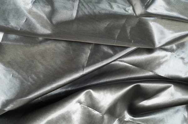 Silk fabric texture. Blue Steel. Very thin, transparent — Stock Photo, Image