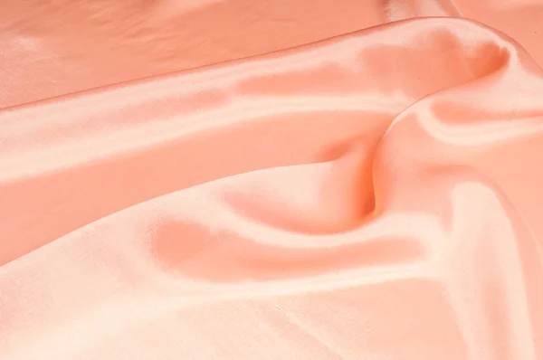 Tekstur Kain Sutra Pink Lembut Warna Mawar Warna Mawar Mawar — Stok Foto