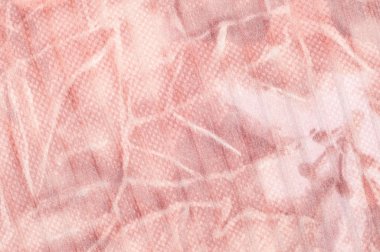 yün kumaş dokusu. bej, boyalı bir desen ile