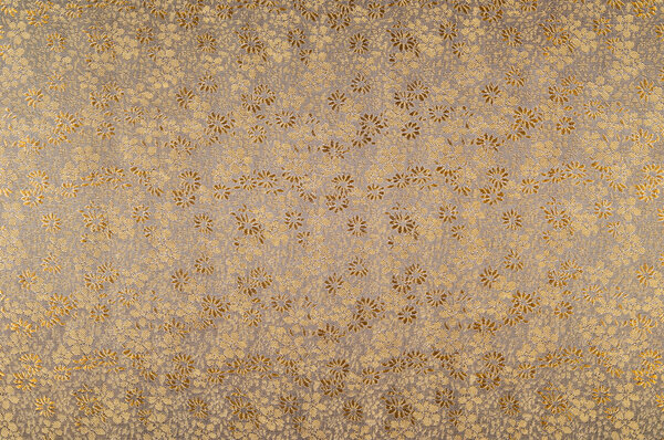 Silk fabric texture, color Light Goldenrod Yellow, with small fl