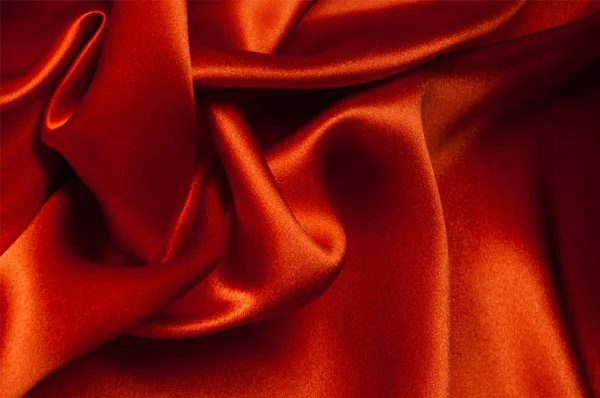 Fabric silk texture, brown — Stock Photo, Image