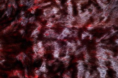 Hayvan kiraz çiçekleri vizon kürk