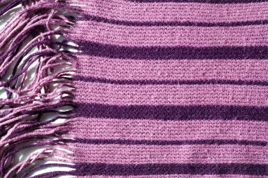 Yün kumaş doku çizgili atkı