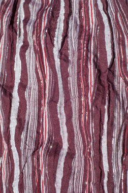 Yün kumaş doku çizgili atkı