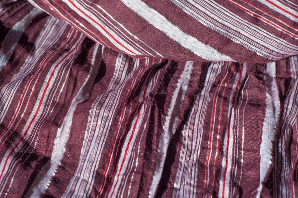 Tejido de lana textura bufanda rayada — Foto de Stock