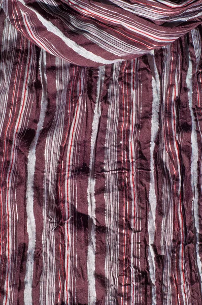 Wolle Stoff Textur gestreifter Schal — Stockfoto