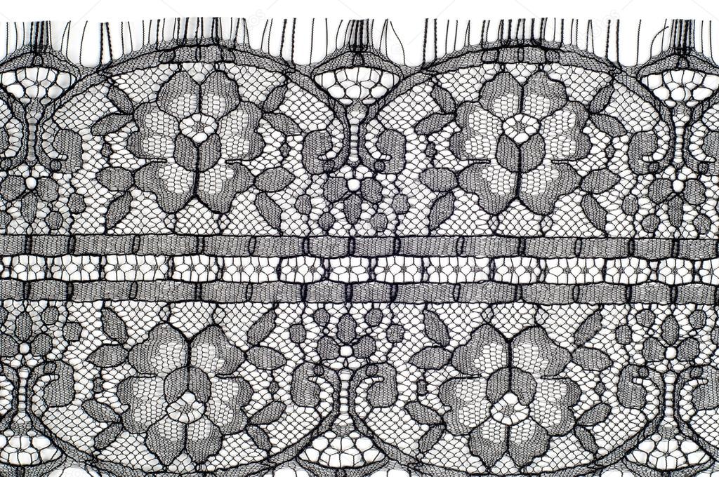 The texture of fabric lace