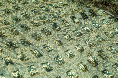 İpek kumaş dokusu, soyut desen, 