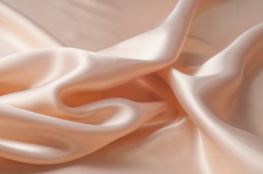 silk background texture. Light beige clipart